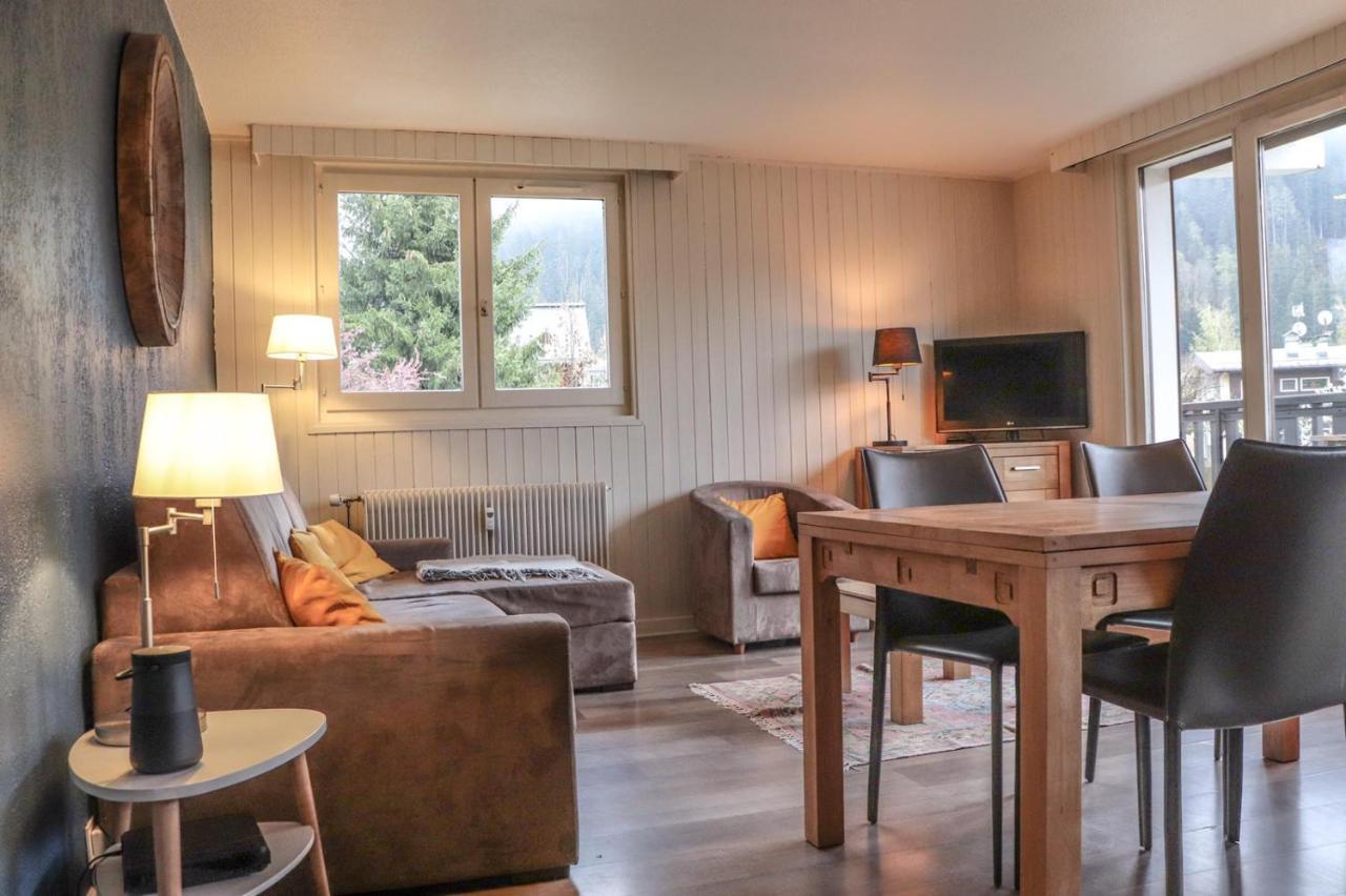 Appartement Lyret Centre Chamonix, Vue D'Exception Exterior foto